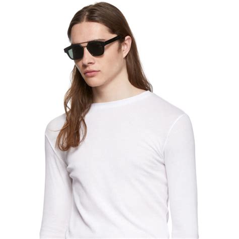 dior homme fraction 1|DiorFraction1 Black Rectangular Sunglasses .